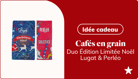 Idée cadeau - Cafés en grain - Duo édition limitée Noël - Lugat & Perléo