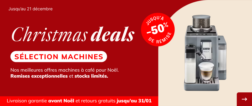 Christmas Deals - Sélection machines - Jusqu'à -50% de remise