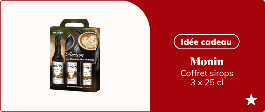 Idée cadeau - Monin coffret sirops 3 x 25 cl