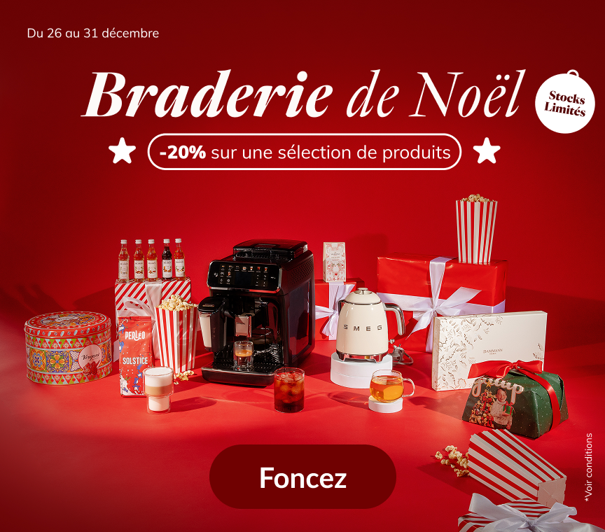 Braderie de Noël jusqu'au 31 décembre : -20% sur une sélection de produits