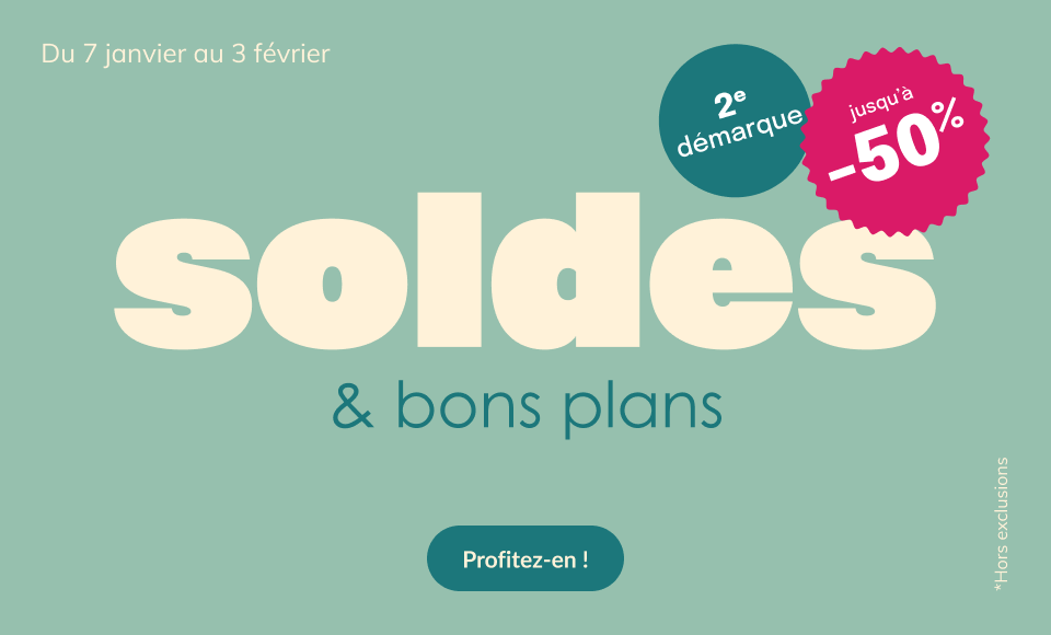 Soldes & bons plans - Jusqu'à -50%, du 7 janvier au 3 février 2026