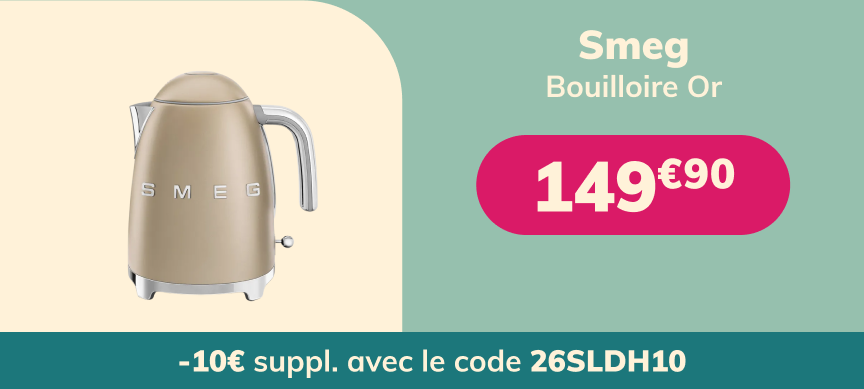 Smeg - Bouilloire 149€90