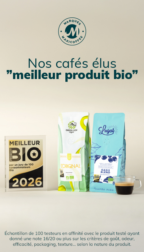 Nos cafés élus meilleurs produits bio