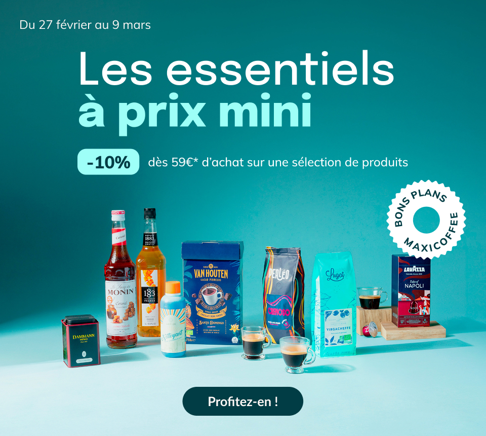 Du 24 février au 9 mars 2026 - Les essentiels à prix mini -10% dès 59€ d'achat sur une sélection de produits