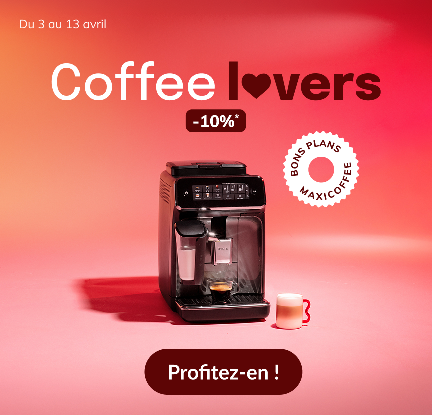 Du 3 au 13 avril 2026 - Coffee Lovers -10% dès 49€ d'achat sur tout le site - hors exclusions