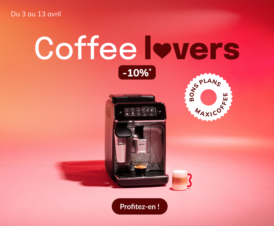 Du 3 au 13 avril 2026 - Coffee Lovers -10% dès 49€ d'achat sur tout le site - hors exclusions