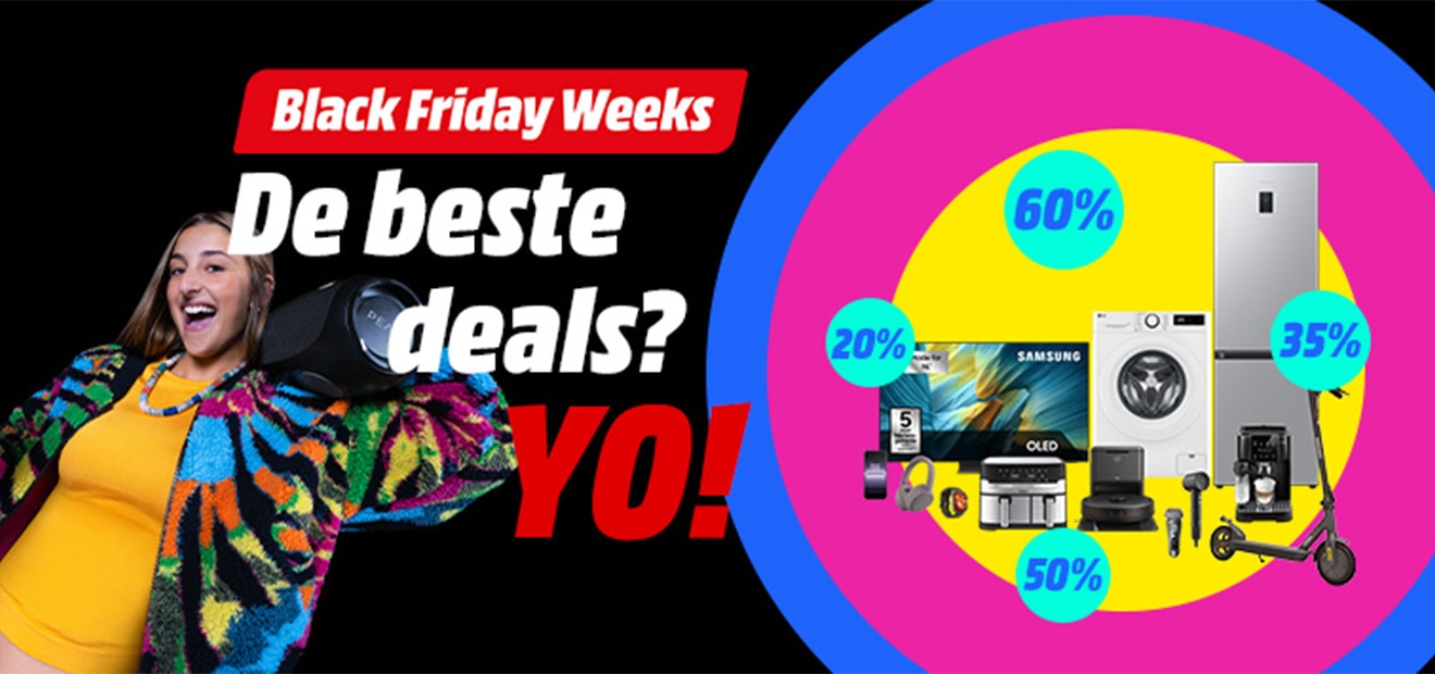 Black Friday Weeks. De beste deals? Yo!