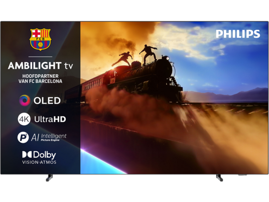 Philips 55OLED760 4k OLED Ambilight TV 55 inch (2025), promoprijs: 899 euro (meestal prijs: 1299 euro, laagste prijs: 1299 euro)