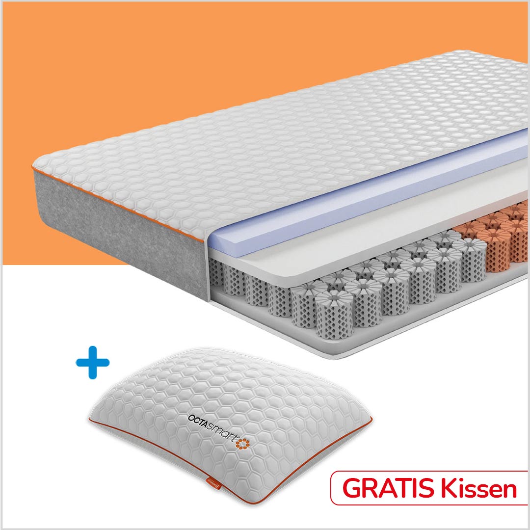 OCTAsleep Smart Matratze + Smart Kissen