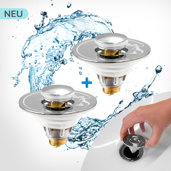 Drain Magic Universal 2-in-1 Anti-Verstopfungskorb & Stöpsel 1+1 GRATIS 
