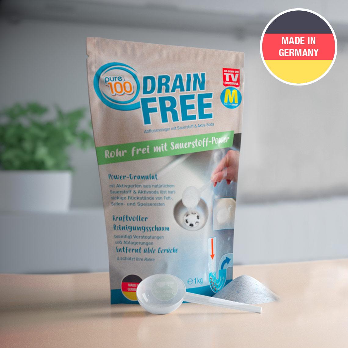 Pure100 Drain Free Abflussreiniger