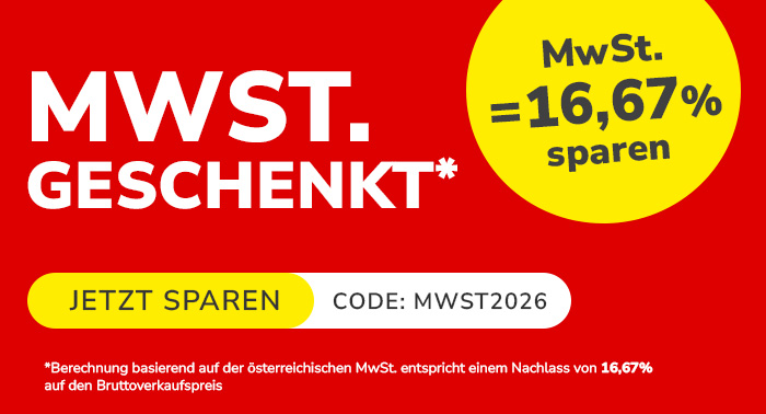 MwSt. geschenkt