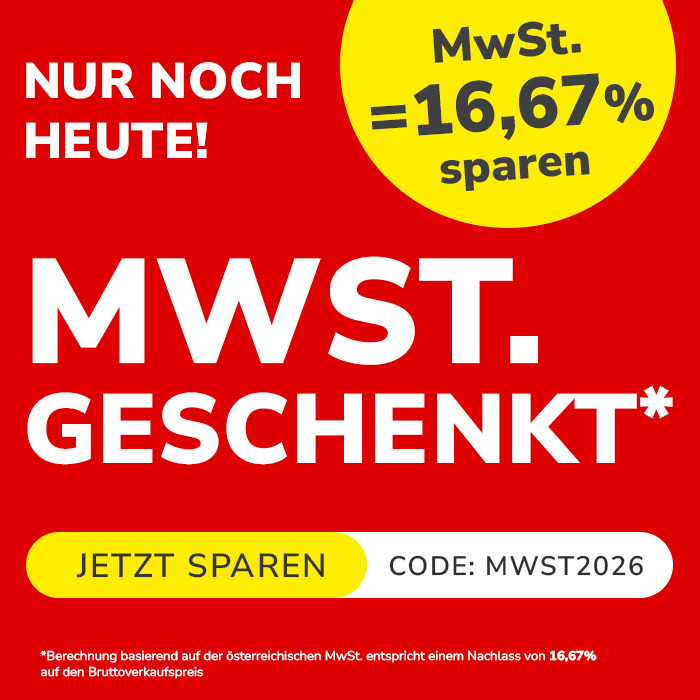 MwSt. geschenkt