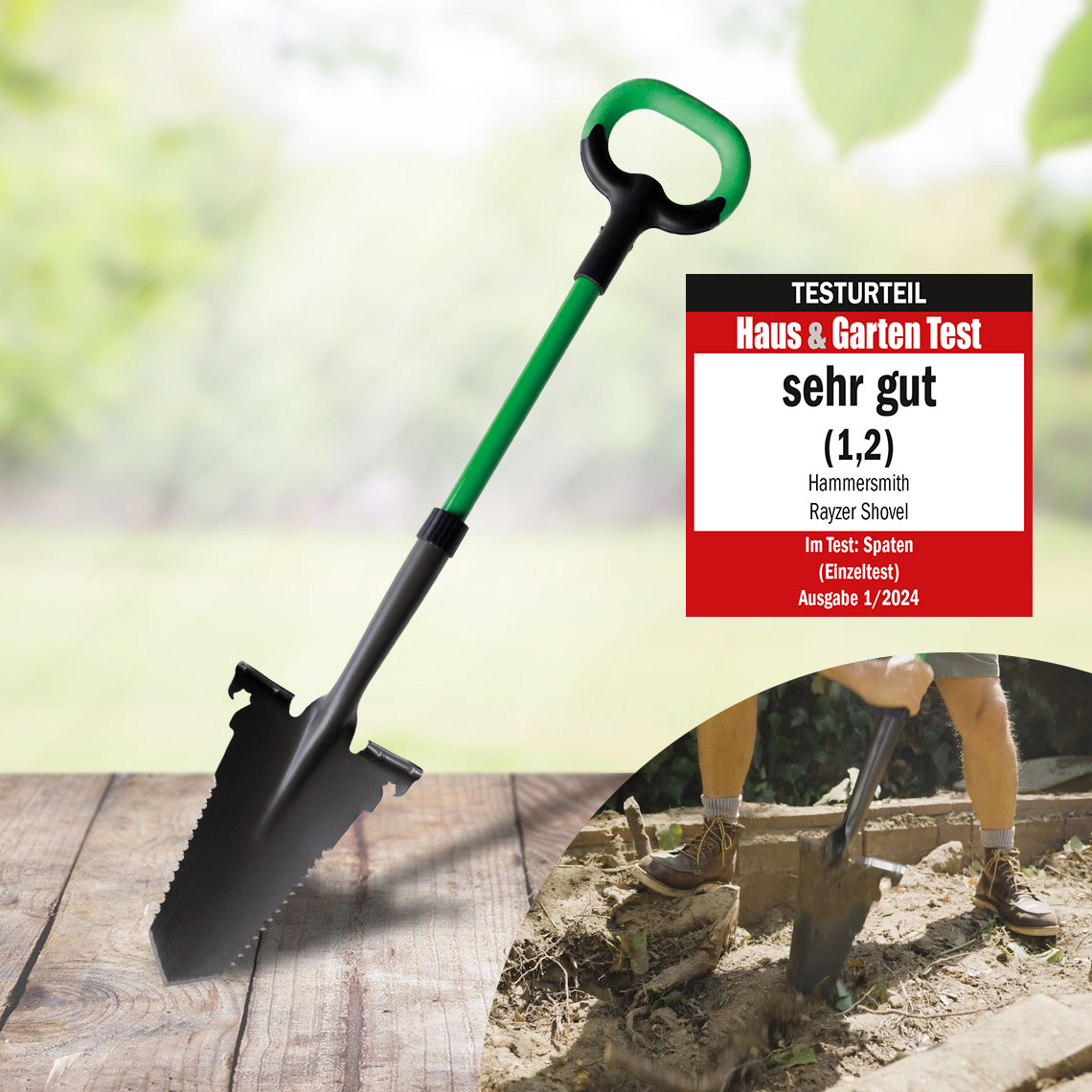 Hammersmith RayzerShovel All-in-One Wurzelspaten