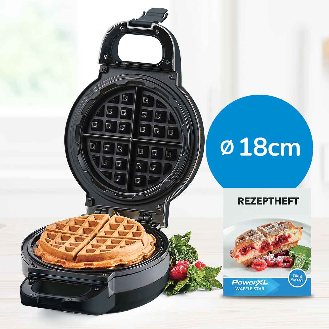 PowerXL Waffle Star Waffeleisen