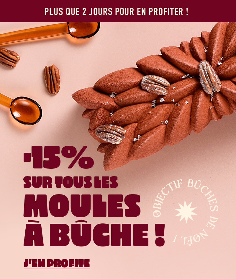 -15% sur tous les moules à bûche !