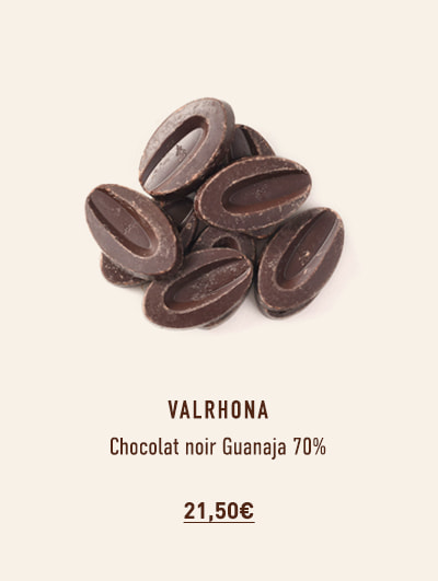 Chocolat noir Guanaja 70% - 500 g - Valrhona