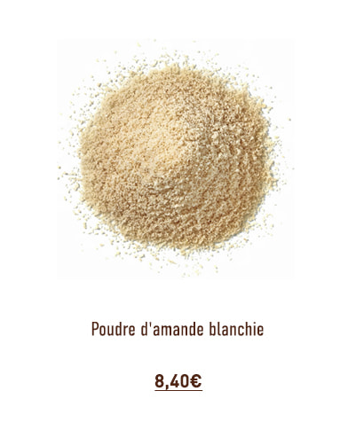 Poudre d'amande blanchie - 500 g