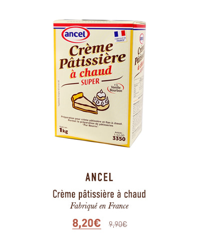 Crème pâtissière à chaud - ou poudre à crème - 1 kg - Ancel