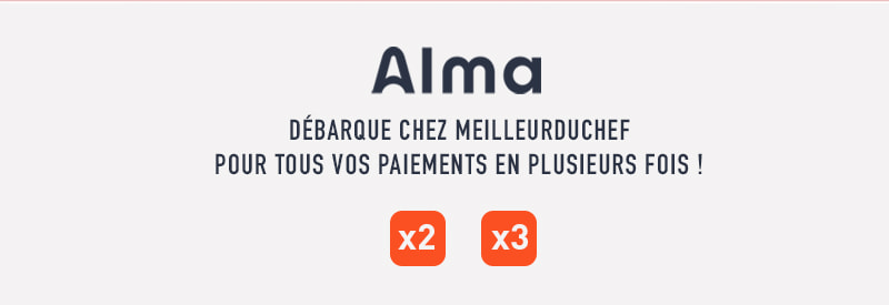 Alma débarque chez MeilleurduChef pour tous vos paiements en plusieurs fois !
