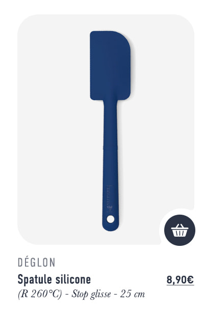 Spatule silicone (R 260°C) - Stop glisse - 25 cm - Déglon