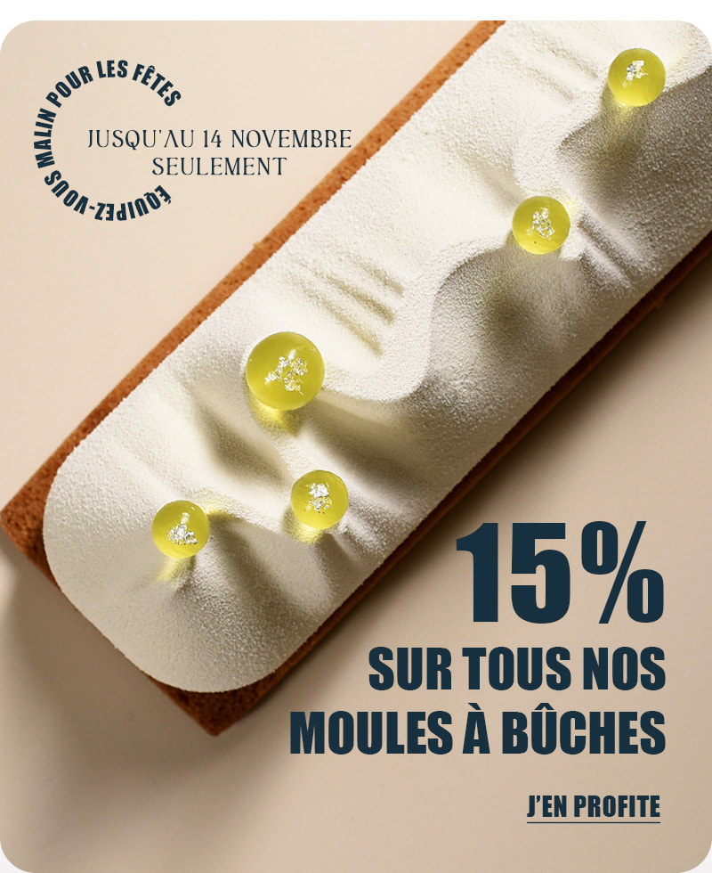 -15% de remise sur tous nos Moules à Bûche !