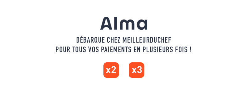 Alma débarque chez MeilleurduChef pour tous vos paiements en plusieurs fois !