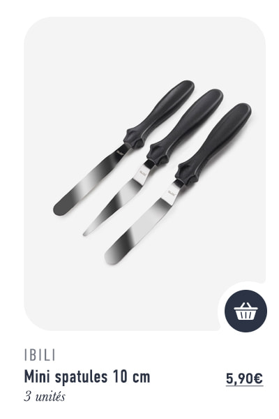 Mini spatules 10 cm - 3 unités - Ibili