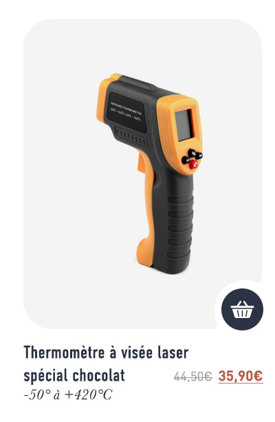 Thermomètre à visée laser - -50° à +420°C - spécial chocolat