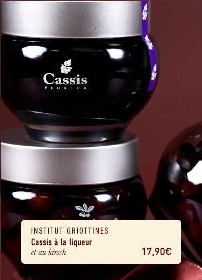 Cassis à la liqueur - et au kirsch - 35 cl - Institut Griottines
