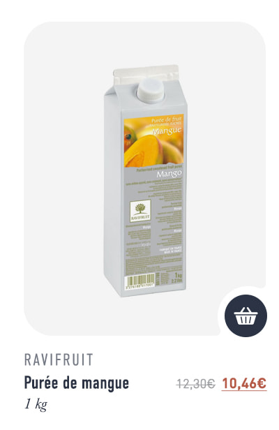 Purée de mangue - 1 kg - Ravifruit