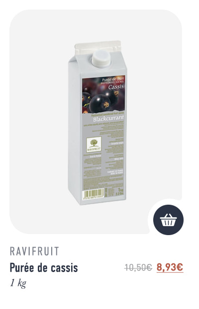Purée de cassis - 1 kg - Ravifruit