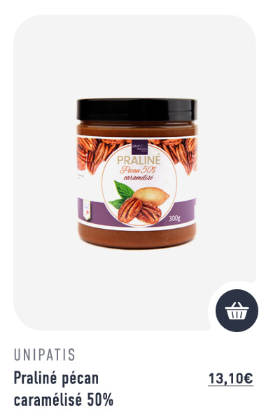Praliné pécan caramélisé 50% - 300 g - Unipatis