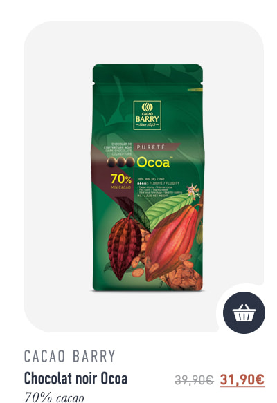 Chocolat noir Ocoa - 70% cacao - 1 kg - Cacao Barry