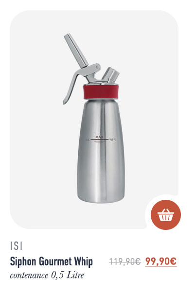 Siphon Gourmet Whip - contenance 0,5 Litre - iSi