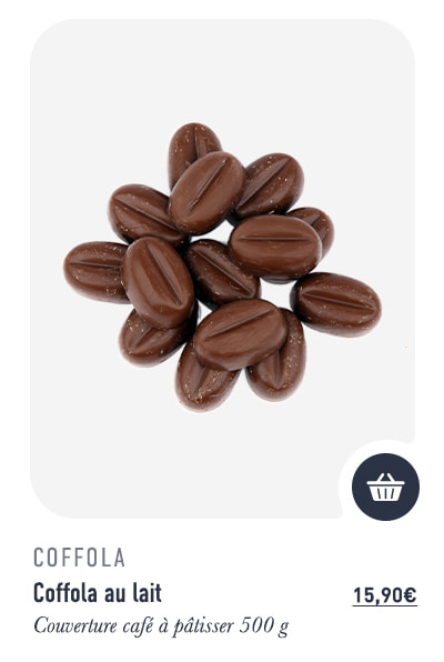 Coffola au lait - Couverture café à pâtisser - 500 g