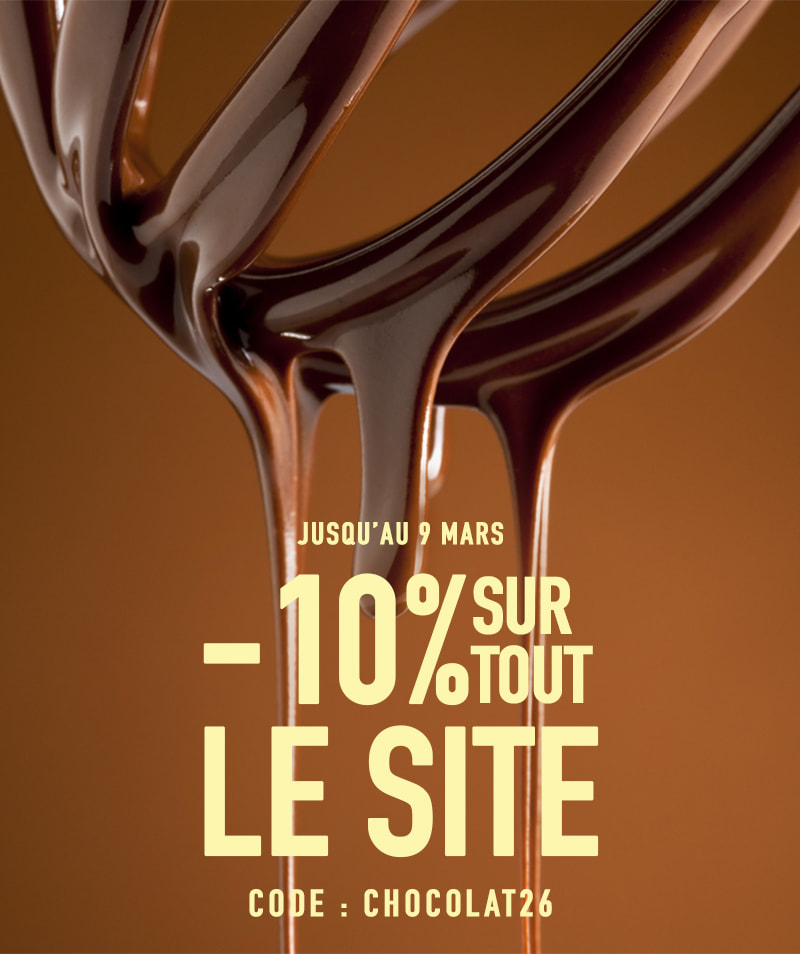 10% sur tout le site avec le code CHOCOLAT26 pour lancer Pâques !