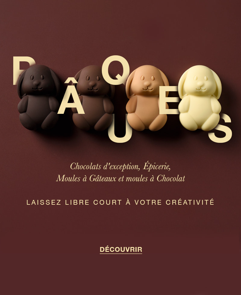 Notre page spéciale Pâques est en ligne ! Chocolats de couverture, moule à chocolats, épicerie et moule à gâteaux, tout est à découvrir ici !