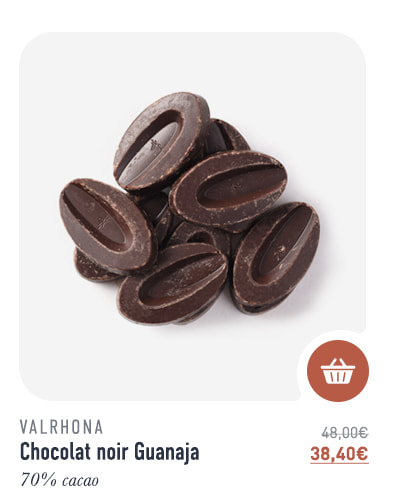 Chocolat noir Guanaja - 70% cacao - 1 kg - Valrhona