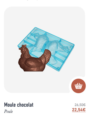 Moule chocolat - Lapin en tricot