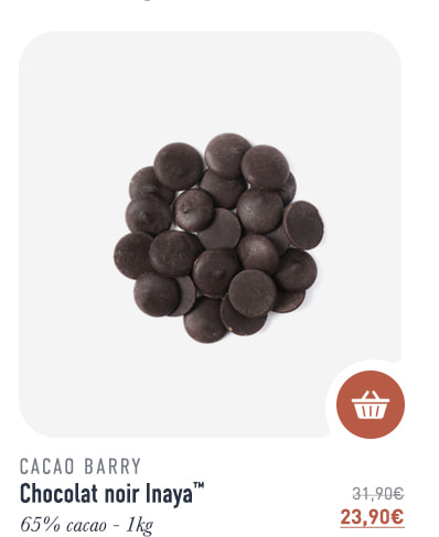 Chocolat noir Inaya™ - 65% cacao - 1 kg - Cacao Barry