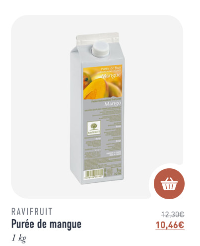 Purée de mangue - 1 kg - Ravifruit
