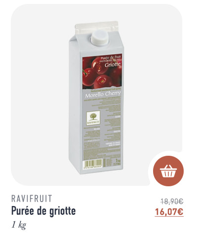Purée de griotte - 1 kg - Ravifruit