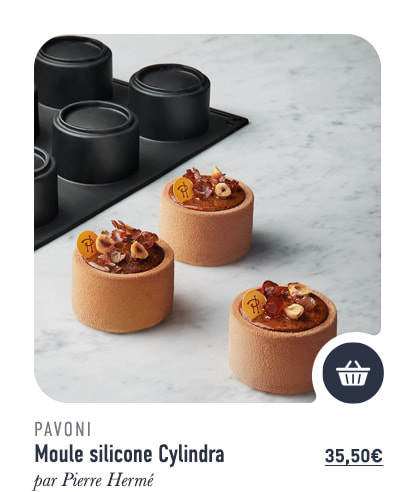 Moule silicone Cylindra par Pierre Hermé - 12 cylindres - 40 x 30 cm - Pavoni