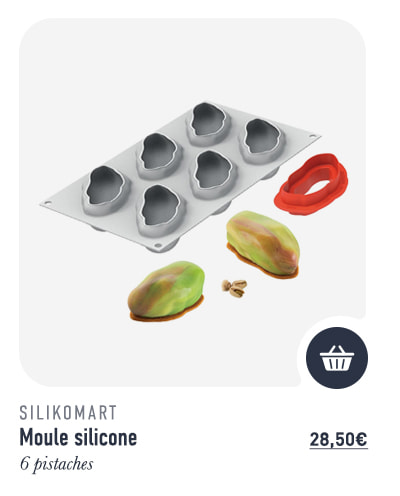 Moule silicone - 6 grandes cacahuètes - 30 x 17,5 cm - Silikomart