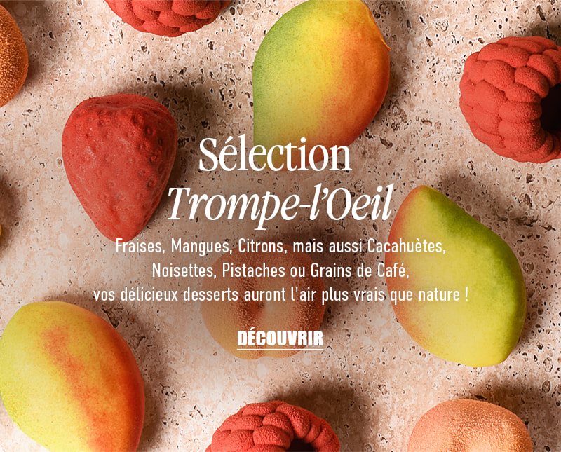 Des moules en trompe l'oeil pour des desserts plus vrais que nature !