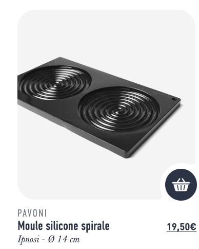 Moule silicone spirale - Ipnosi - Ø 14 cm - Pavoni