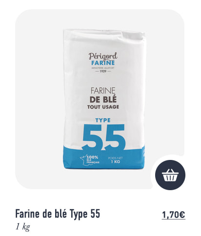 Farine de blé Type 55 - 1 kg