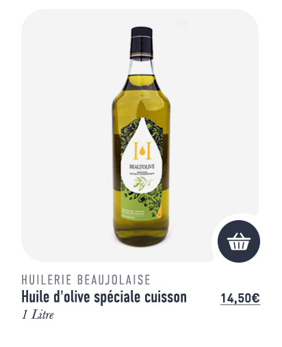 Huile d'olive spéciale cuisson - 1 litre - Huilerie Beaujolaise