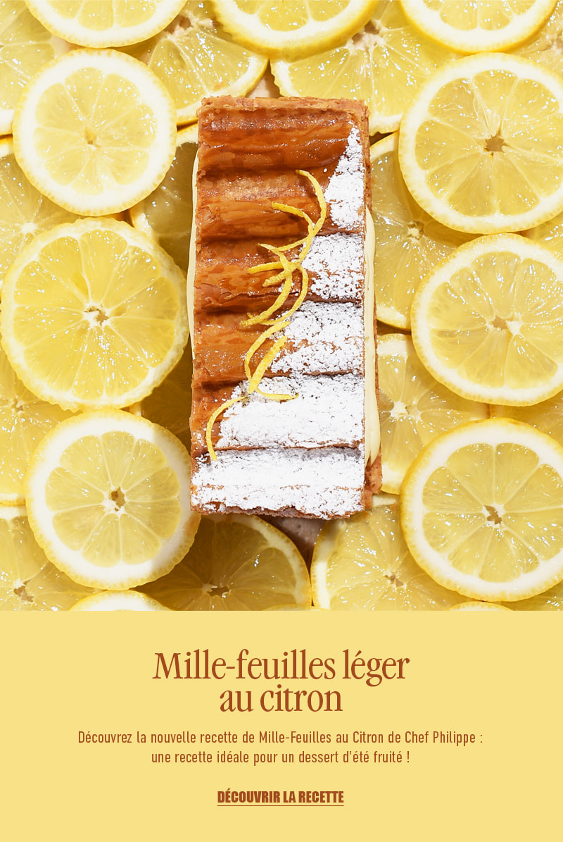 Mille-feuilles légers au citron